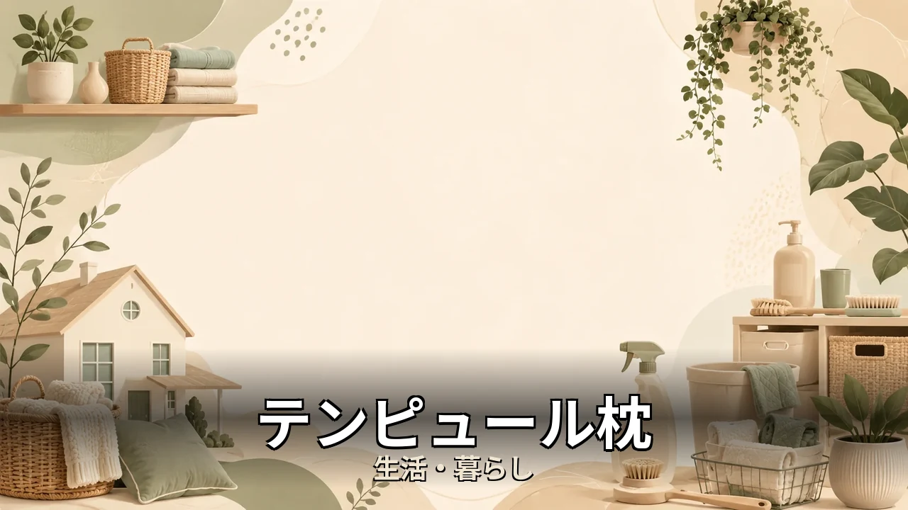 テンピュール枕 口コミ｜評判・解約・向かない人を本音で解説